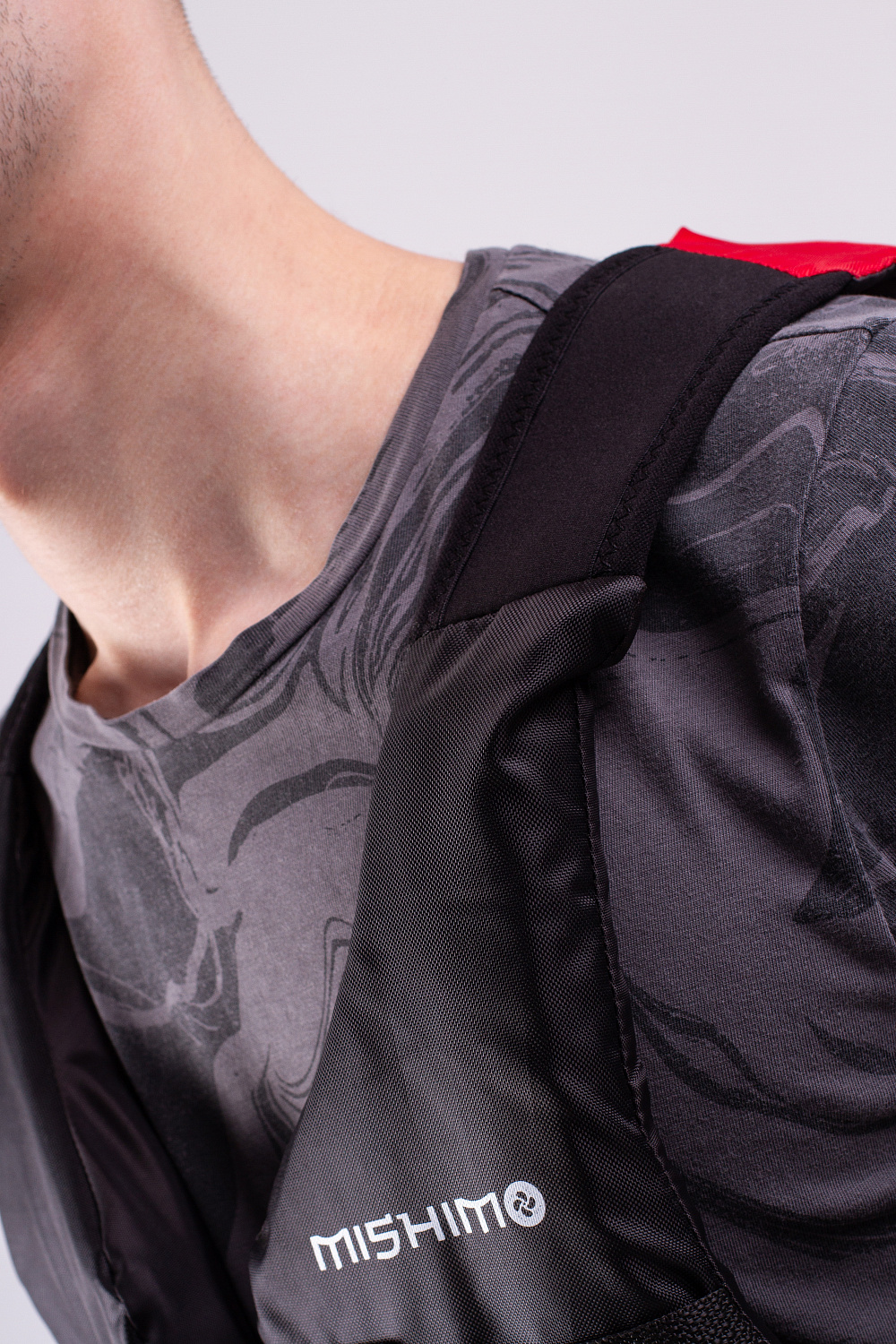 Жилет спасательный MISHIMO PRO Премиум качества Черно-красный в Красногорске